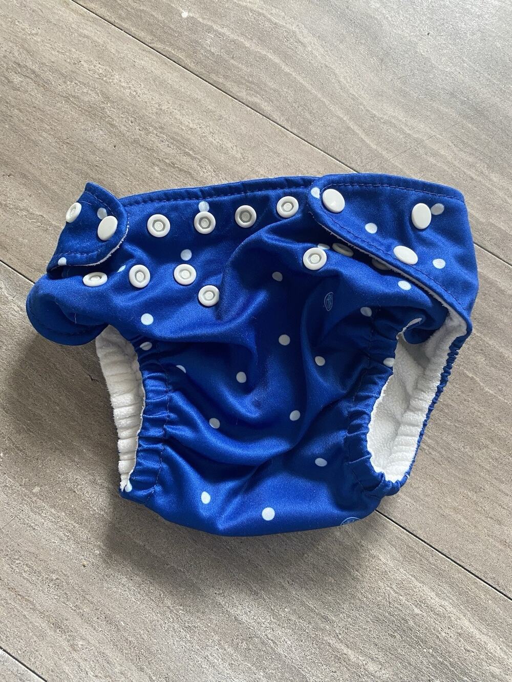 Charlie Banana Cloth Diaper blue polka dot
